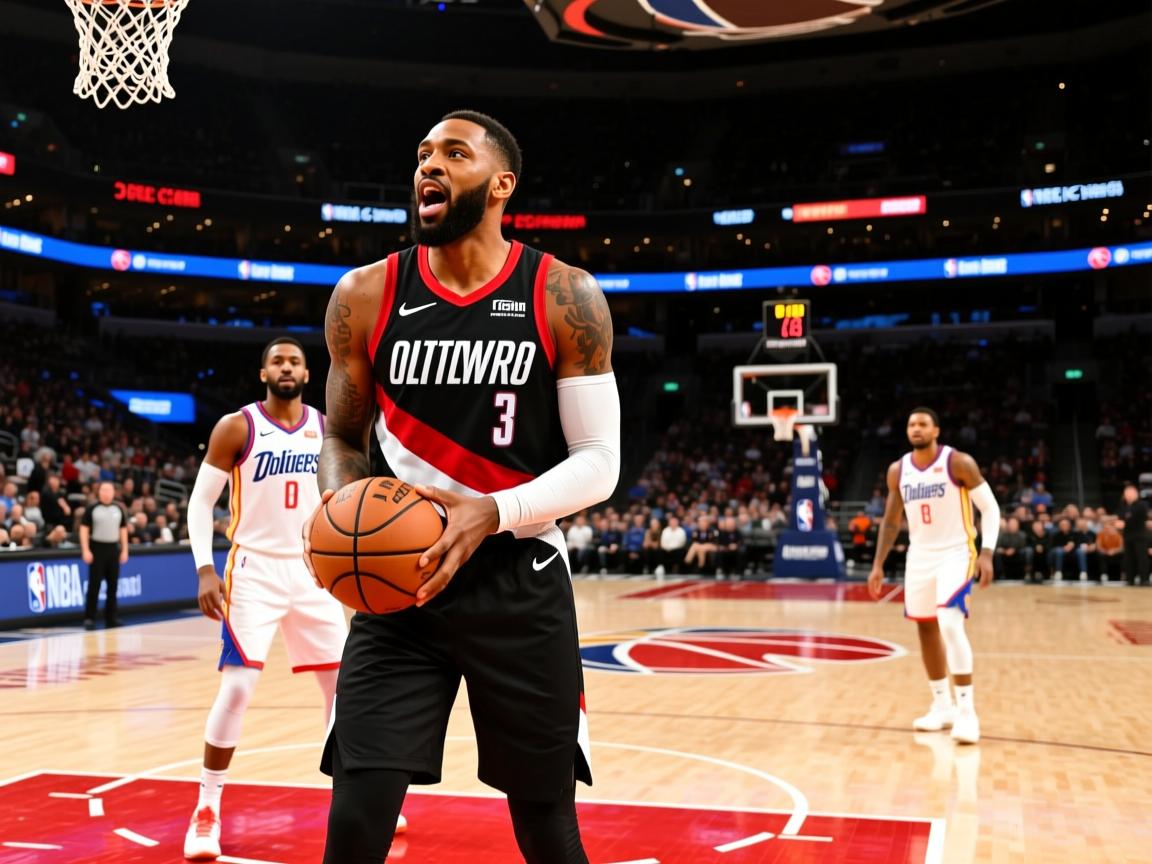 开拓者队客场爆冷战胜快船队,利拉德贡献关键三分 第3张