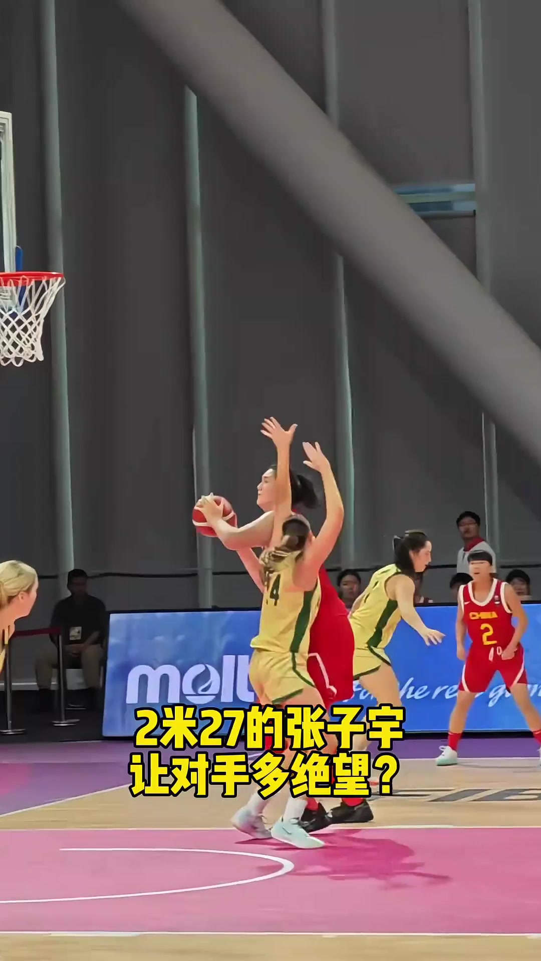 对手对张子宇防守动作越来越大，建议协会施压申诉