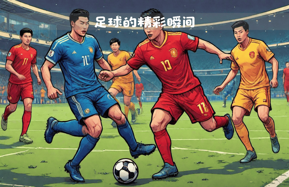 足球比赛精彩纷呈，球员们表现抢眼